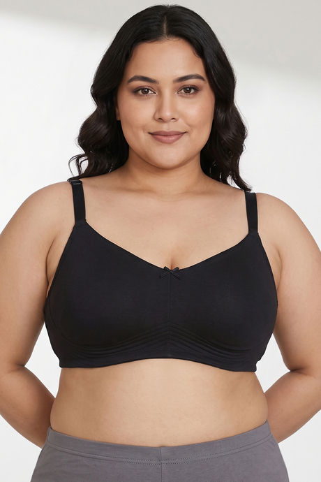 Zivame True Curv Double Layered Non Wired Full Coverage Super Support Bra - Tap Shoe — image 3